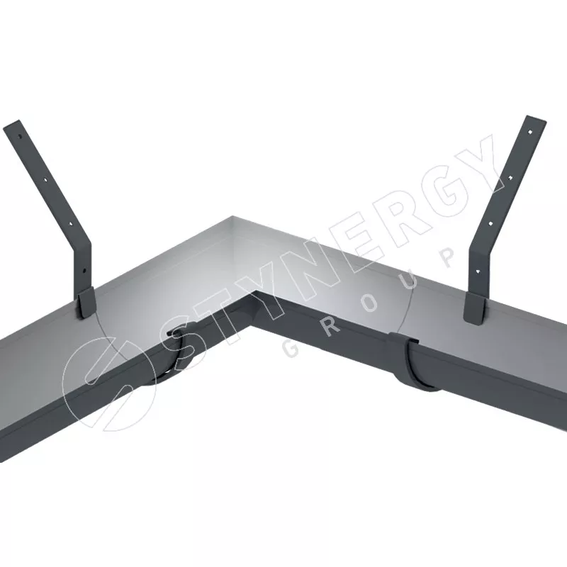 Угол желоба универсальный 90гр Stynergy 185 150 RAL 7024