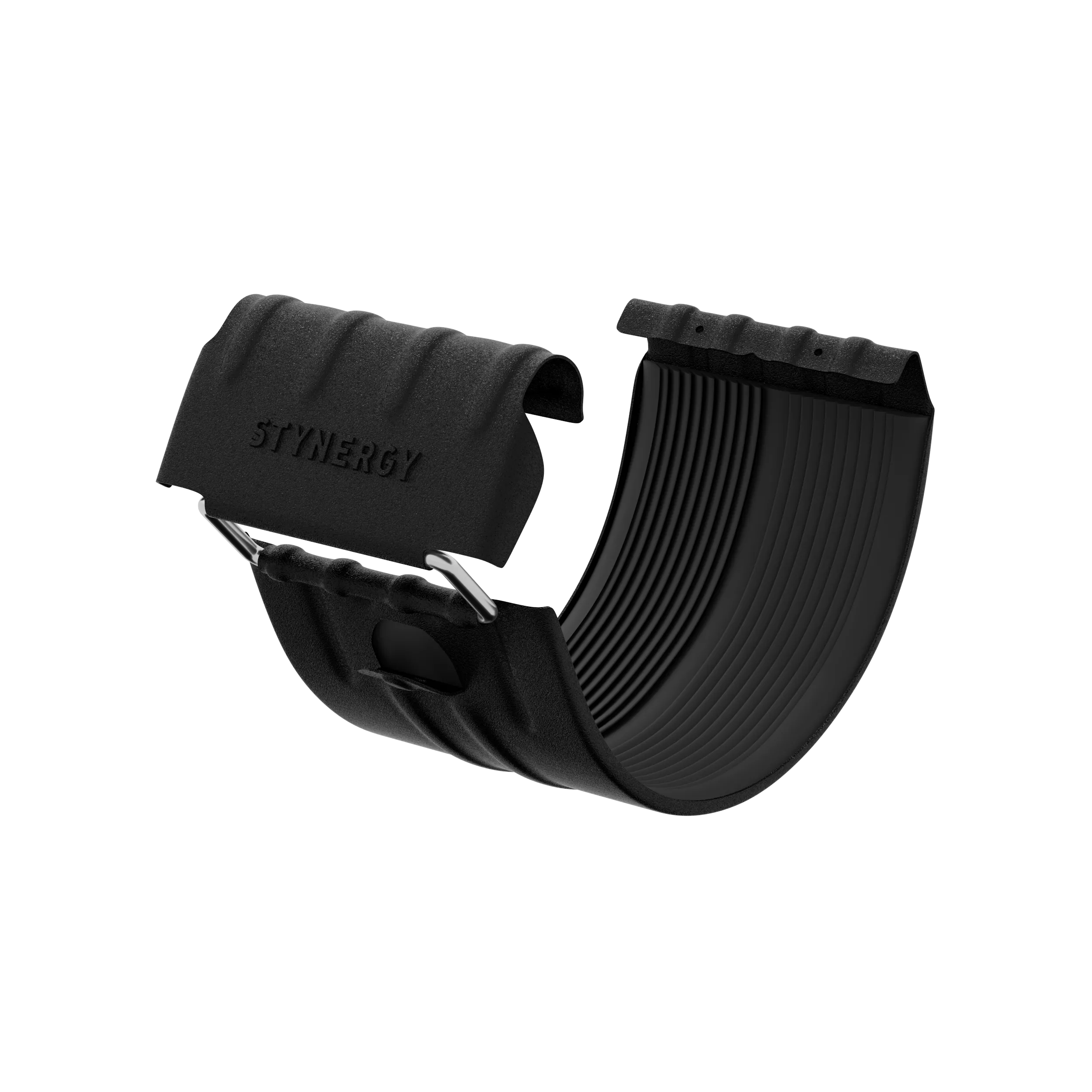 Соединитель желоба Stynergy Окрашенная Матовая 125 90 RAL 9005