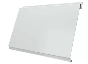 МеталлоСайдинг Grand Line Вертикаль Классик Drap 0,45 в пленке RAL9003