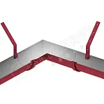Угол желоба универсальный 135гр Stynergy 185 150 RAL 3005