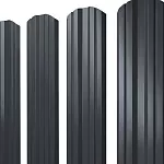 Штакетник М-образный фигурный MetallStone ПЭ 0,4 b=100 RAL 7024