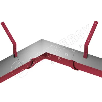 Угол желоба универсальный 135гр Stynergy 185 150 RAL 3005