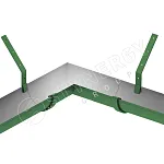 Угол желоба универсальный 90гр Stynergy 185 150 RAL 6005