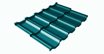 Металлочерепица Grandline Kvinta Uno PE 0,45 RAL 5021 0,72*1,21