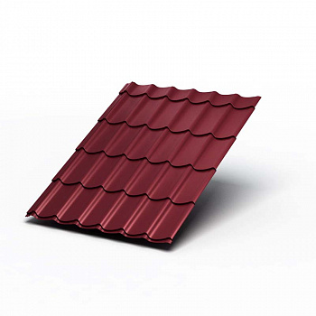 Металлочерепица Металл Профиль Ламонтерра Purman 0,5 RAL 3005